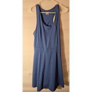 32 Degrees Womens Blue Activewear Tennis Dress Workout Blue Size XL Shorts Under